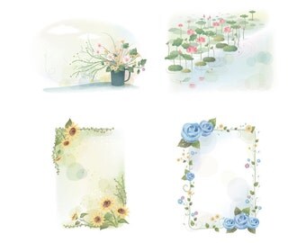 4 Illustration Landscape Background Clipart PNG High Resolution S334