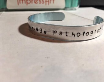 Personalized Cuff Bracelet (aluminum)