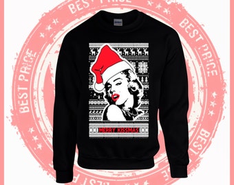 Marilyn monroe Sweater-Ugly christmas sweater-Drake Christmas Sweater,Hotline Christmas Sweater,Drake Hotline Bling Shirt,Ugly sweater party