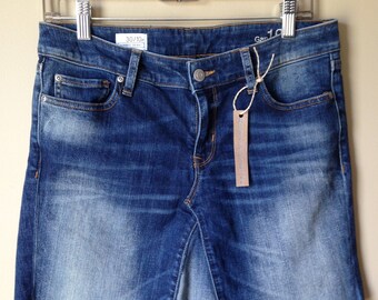 Upcycled Denim - Jean Skirt - Size 10