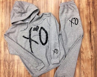 The Weeknd Starboy Sweatsuit (Black-Print)