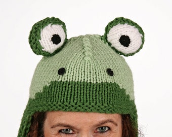 Mützentier - UNIQUE - handmade hat in frog form