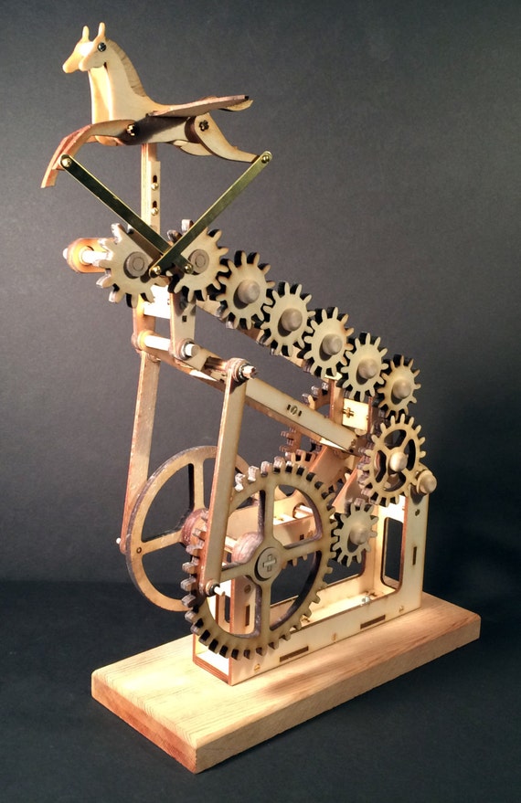 Pegasus wooden model kit toy art sculpture art science