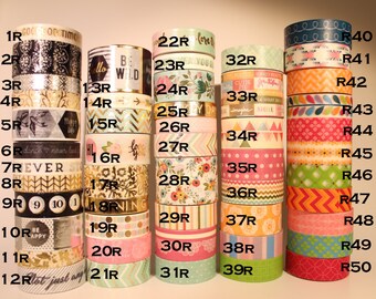 Pick your Sample! Recollections Washi Tape Samples (24 inches)