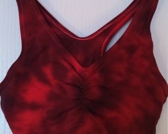 Purple Tie Dye Sports Bra