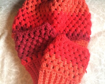 Crochet Hat & Fingerless Gloves Set