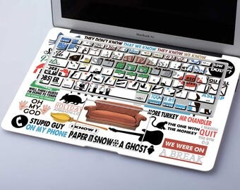 Friends Mac Macbook Decal Friends Laptop Stickers MacBook Decal Mackbook Sticker Mac Book Stickers Macbook Air Skin SG072
