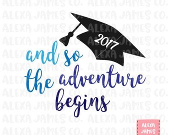 Free Free 215 And So The Adventure Begins Graduation Svg Free SVG PNG EPS DXF File