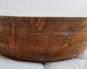 Handcrafted Ambrosia Maple Wood Bowl