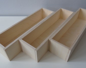 5.3 lb - simple wooden soap mold - big soap bars, classic, rectangle, birch plywood, budget, soapmaking, unlined, cheap, reliable, handmade