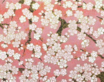 Clearance Sale - A4 size - High quality Japanese paper - Washi - Chiyogami - Kyoto yuzen paper - No.K001