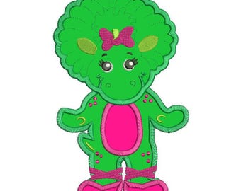 Baby Bop Barney Applique Design Instant Download 3 sizes