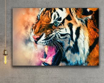 Abstract tiger | Etsy