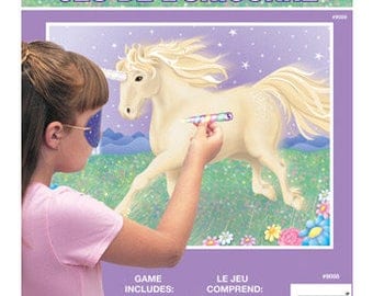 Pastel Unicorn Party Game/ Unicorn Party Game/ Pin the Horn on the Unicorn Game/ Unicorn Party Decor
