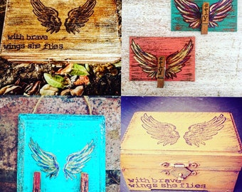 With Brave Wings She Flies Gift Set
