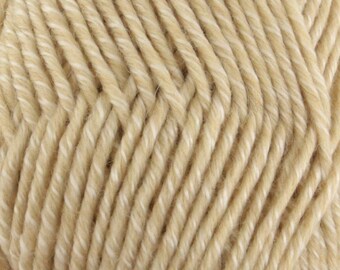 Chunky Melody Oyster Heather Wool Blend Yarn Bulky 100g/skein