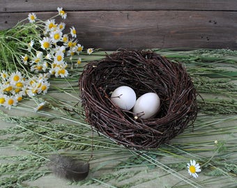 Hand made birds nest, rustic, woodland decor