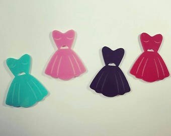 Laser cut acrylic dress