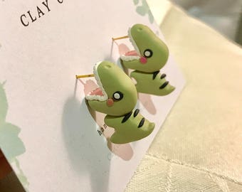 Dinosaur Bite Earrings