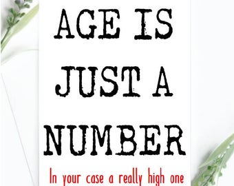 Age is just a number | Etsy IE