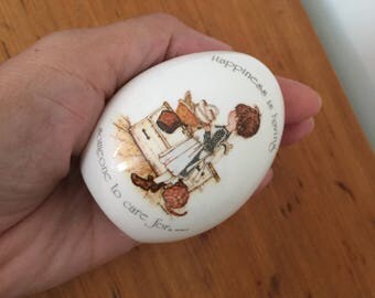 Vintage Holly hobbie happiness is having someone to care for