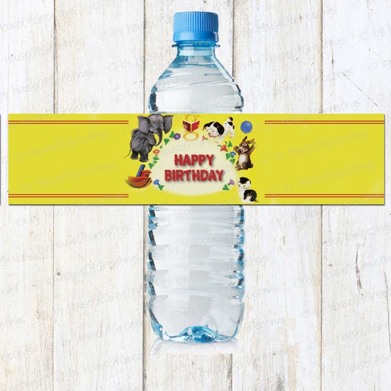 Little Golden Books Water Bottle Labels Storybook Bottle