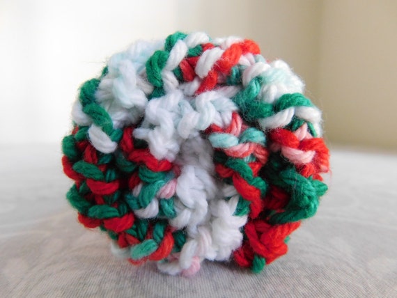 Holly Jolly Cotton Dishcloth