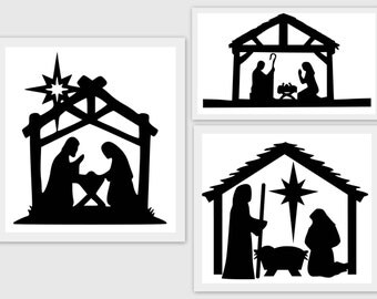 Download Free Layered Nativity Svg Ideas - Layered SVG Cut File