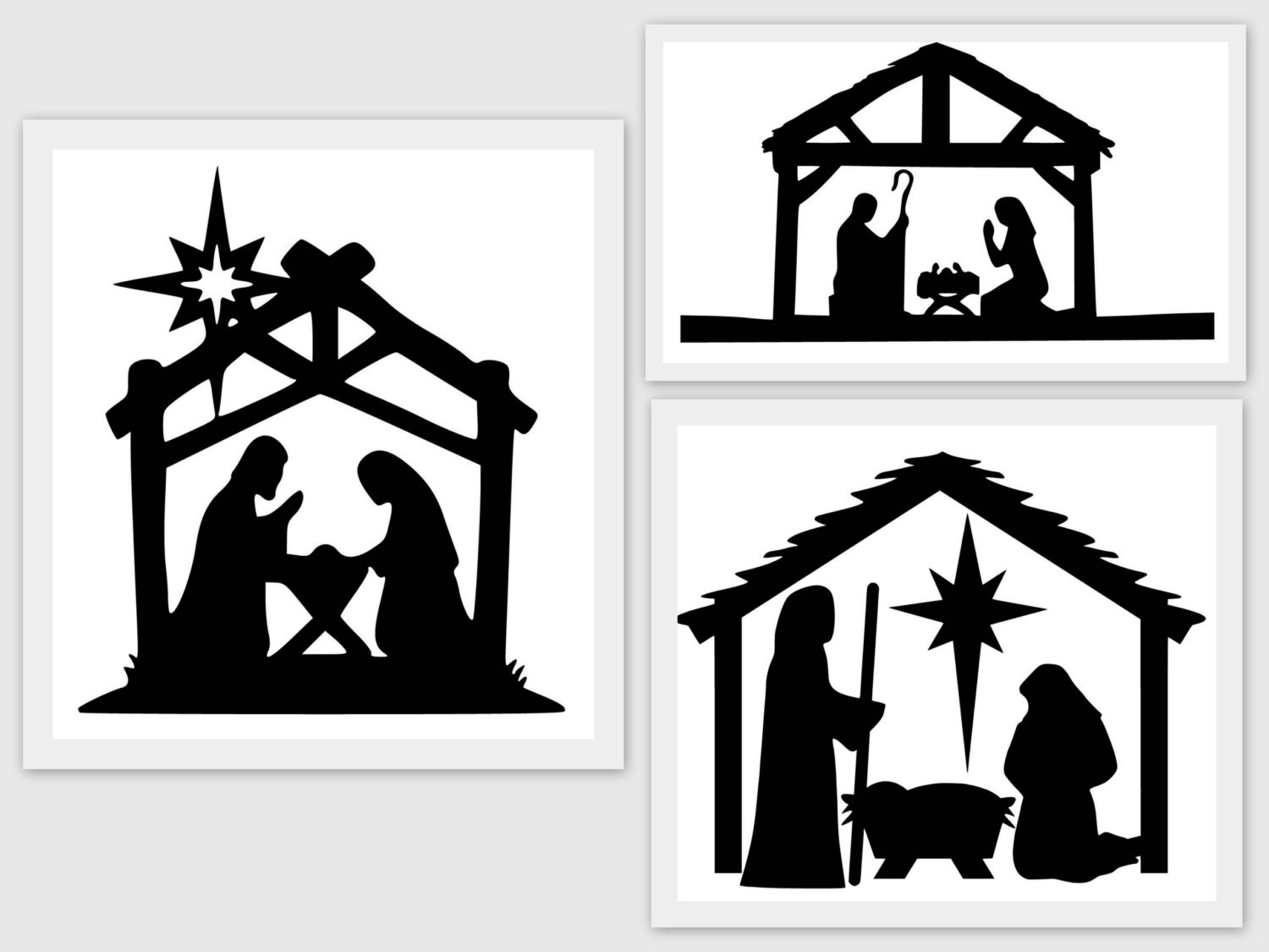 Oh Holy Night Nativity SVG for Cricut – Free SVG for Cricut | Crafters ...