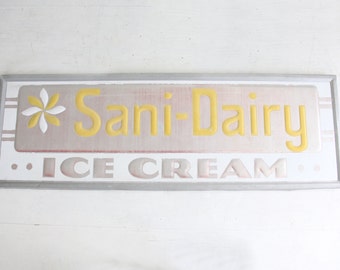 Vintage dairy sign Etsy