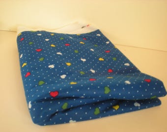 Flannel Fabric, 2.5 yards Fabric, Kids Fabric, Pajama Fabric, Heart Fabric