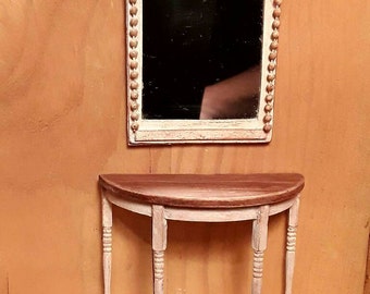 Miniature dollhouse side table