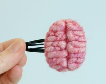 Brain Hair Clip Anatomy Jewellery Anatomical Jewelry Medical Hair Accessory