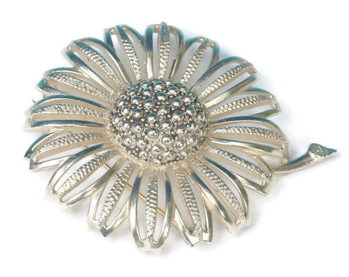 Large Coventry Sunflower Brooch Daisy Mae Statement Piece Sarah Coventry Vintage