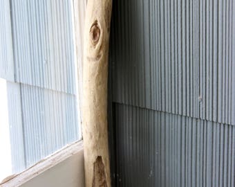 Rounded Thick 16 1/2" driftwood branch for handmade Mobiles and Wind chimes , DIY Driftwood Supplies , Painted drift wood