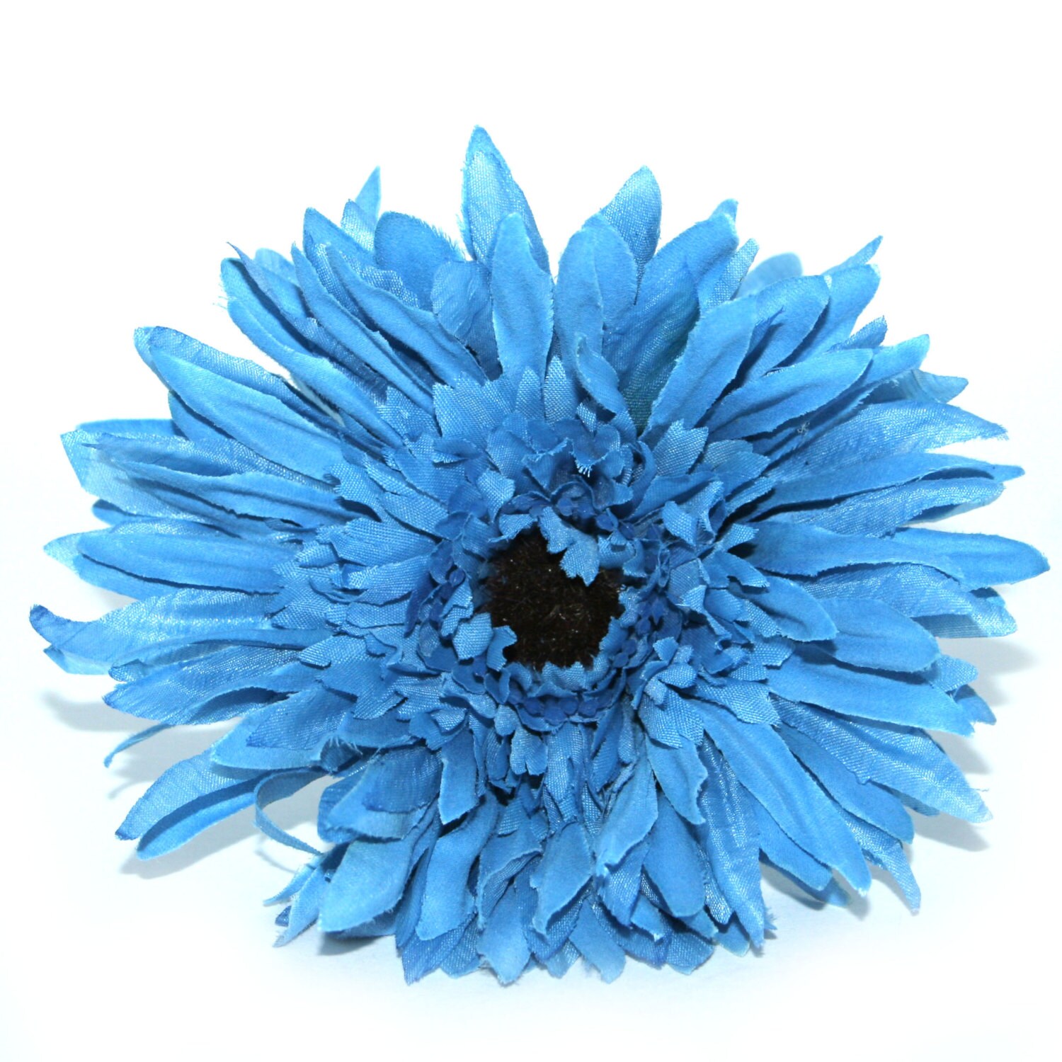 Blue Spider Daisy Artificial Flower, Silk Flower from