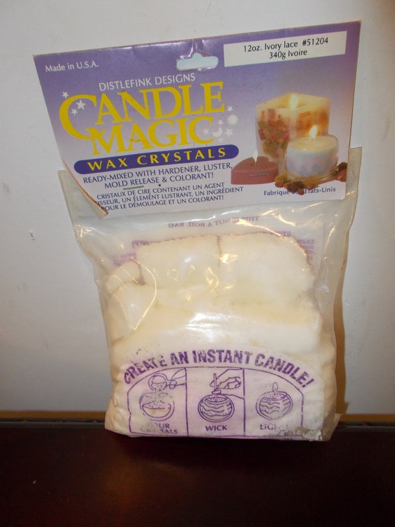 Ivory Lace Candle Magic Wax Crystals 12 ounces Made in USA
