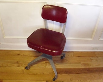 Vintage 1950's Cole Steel Office Chair