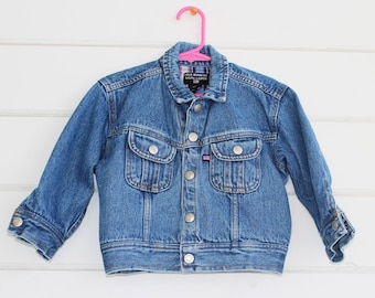 Vintage Toddler Denim Jacket Ralph Lauren Polo Jeans 2T