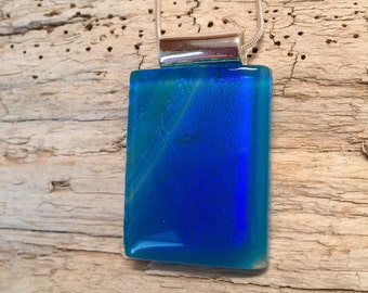 Dichroic glass jewelry, Dichroic glass, Dichroic Glass Pendant, Fused Glass Jewelry, handmade dichroic glass, glass pendant, glass