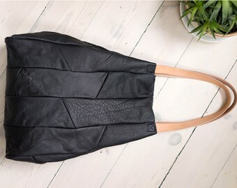 Sale, FOKS FORM Bi Bag 05, Minimal leather tote bag, handbag, hobo bag, shopper bag, tote bag, shoulder bag