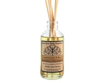 Frankincense and Myrrh, reed diffuser oil, frankincence diffuser, diffuser refill, meditation diffuser, incense, patchouli, yoga