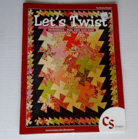 Lil Twister Pinwheel Pattern Book and Template Tool Quilting