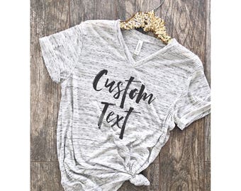 Custom Shirt Personalized Tee . Boyfriend Style Tee. Unisex Tee. XS- 2XL . Cute Shirt . Marble Shirt . Graphic Tee. Great Mother's Day Gift