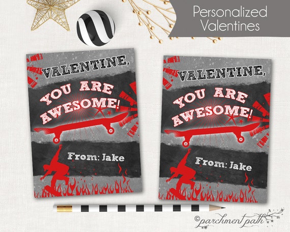 items-similar-to-skateboarding-valentines-skateboard-valentine-cards