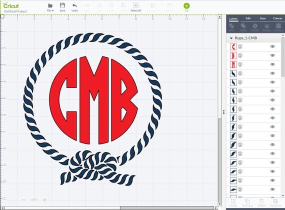 Download Nautical Rope Monogram Frame, SVG PNG PDF jpg jpeg ai dxf ...