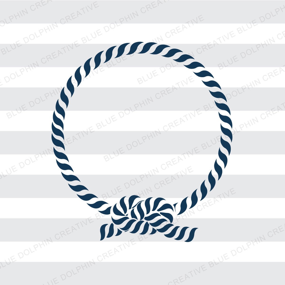 Download Nautical Rope Monogram Frame SVG PNG PDF jpg jpeg ai dxf