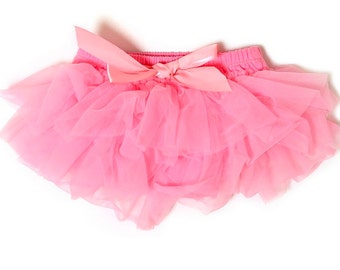 Pink Tutu Bloomers, Diaper Cover, Pink Tutu, Baby Tutu, Pink Baby Tutu, Red Diaper Cover, Ruffle Diaper Cover, Ruffle Bloomers