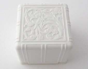 Vintage White Celluloid Ring Box Ring Display Two Piece Vintage Ring Box from TreasuresOfGrace