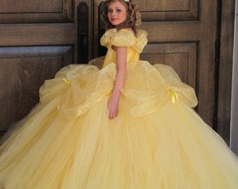 Disney Belle costume, Belle dress, Beauty and the Beast Dress, Disney Princess Dress, Princess costume, Ball Belle dress